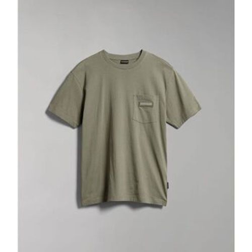 T-Shirts & Poloshirts S-MORGEZ NP0A4GBP-GAE GREEN LICHEN - Napapijri - Modalova