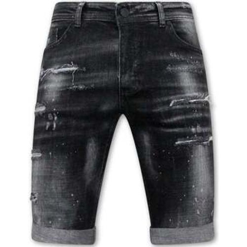 Hosen Paint Splatter Destroy Shorts - Local Fanatic - Modalova