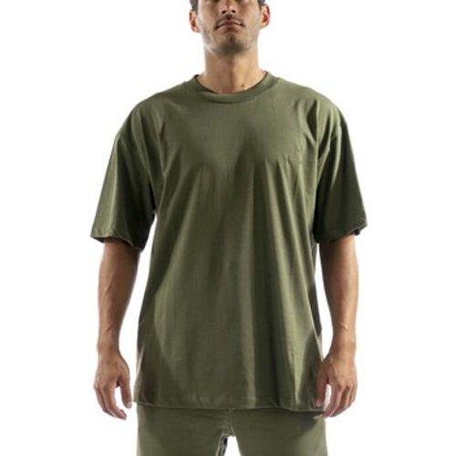 Fleecepullover T-Shirt Verde - Heaven Door - Modalova
