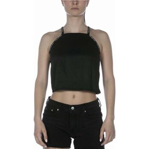 Tank Top Top Repeat Logo Sleevele Nero - Calvin Klein Jeans - Modalova