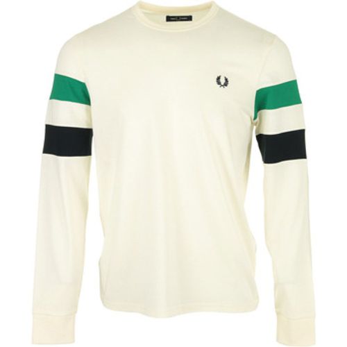 T-Shirt Panelled Sleeve Ls - Fred Perry - Modalova