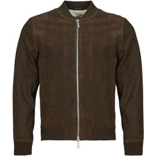 Herren-Jacke SLHARCHIVE BOMBER SUEDE JKT NOOS - Selected - Modalova