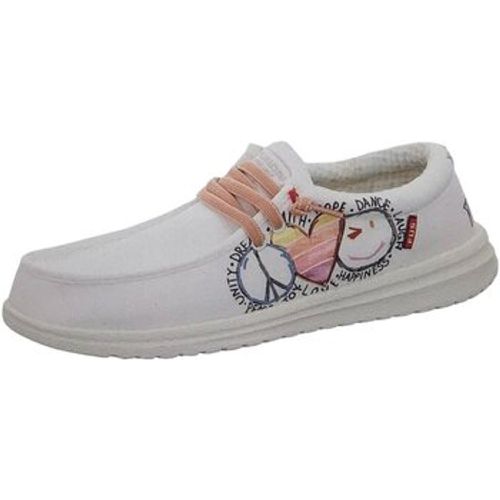 Damenschuhe Schnuerschuhe 2-2-2-0107-9923 GRAFFITI PEACE LOVE HAPP - Fusion - Modalova