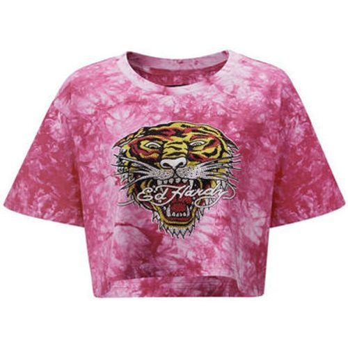 T-Shirts & Poloshirts Los tigre grop top hot pink - Ed Hardy - Modalova