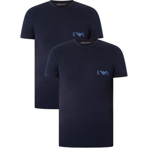 T-Shirt 2er-Pack Lounge-T-Shirts mit Rundhalsausschnitt - Emporio Armani - Modalova
