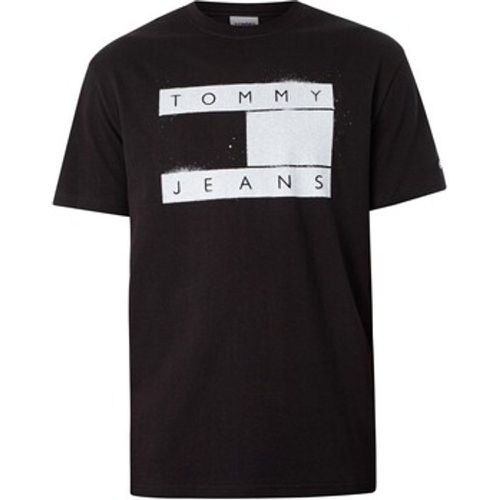 T-Shirt Klassisches Spray-Flaggen-T-Shirt - Tommy Jeans - Modalova