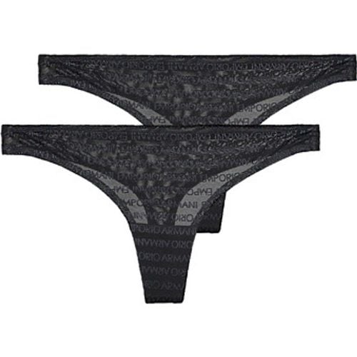 Slips ALL OVER LOGO MESH X2 - Emporio Armani - Modalova