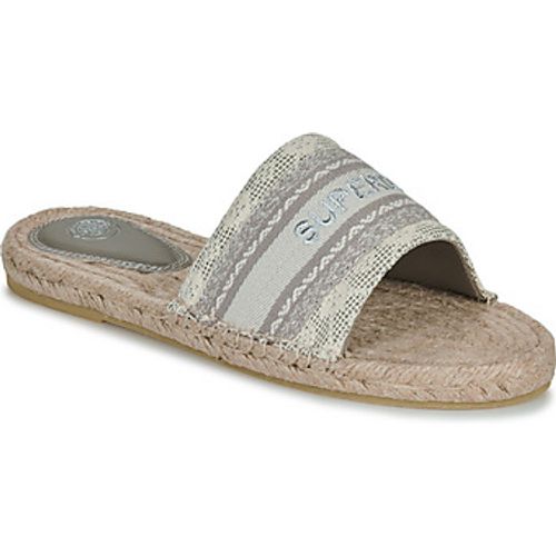 Pantoffeln Mules Compensées Style Espadrille En Toile - Superdry - Modalova