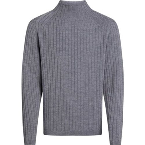 Sweatshirt Merino Rib Mock Neck - Calvin Klein Jeans - Modalova