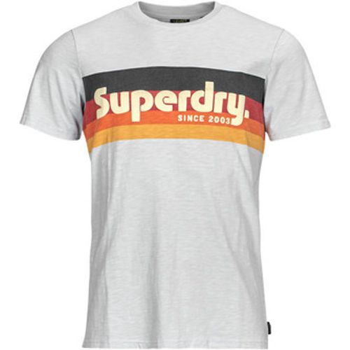 T-Shirt CALI STRIPED LOGO T SHIRT - Superdry - Modalova