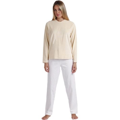 Pyjamas/ Nachthemden Pyjama Hausanzug Hose Top Langarm Comfort Home - Admas - Modalova