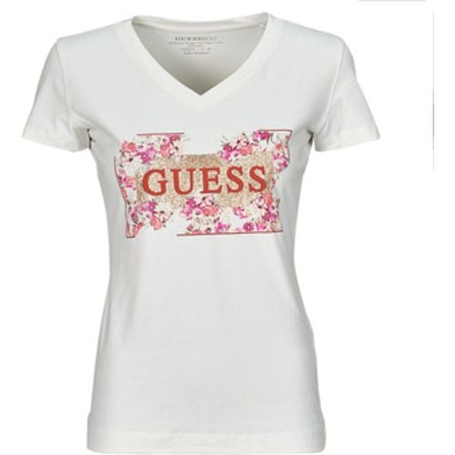 Guess T-Shirt LOGO FLOWERS - Guess - Modalova