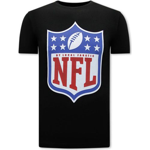 T-Shirt NFL Shield Team Print - Local Fanatic - Modalova