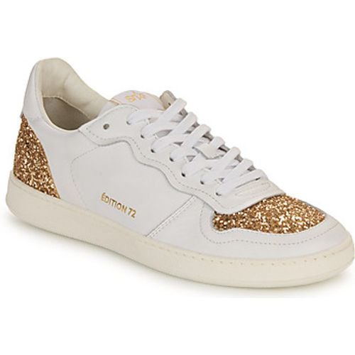 Sneaker 7616MY00-CUIR-BLANC-GLIT-PLATINE - Myma - Modalova