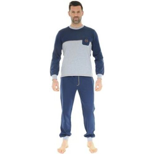 Pyjamas/ Nachthemden PYJAMA LONG JOGGING BLEU DORIAN - Christian Cane - Modalova