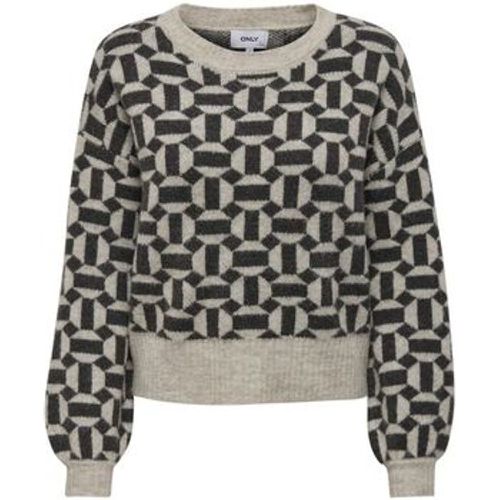 Pullover 15268015 GEO LIGE-OATMEAL - Only - Modalova