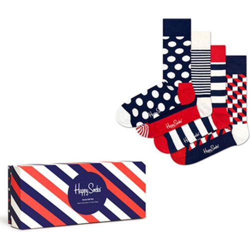 Socken Classic Navy 4-Pack Gift Box - Happy Socks - Modalova