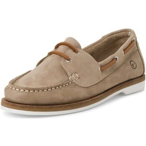 Mokassins Schnuerschuhe taupe Leder 1-23616-42 341 - tamaris - Modalova