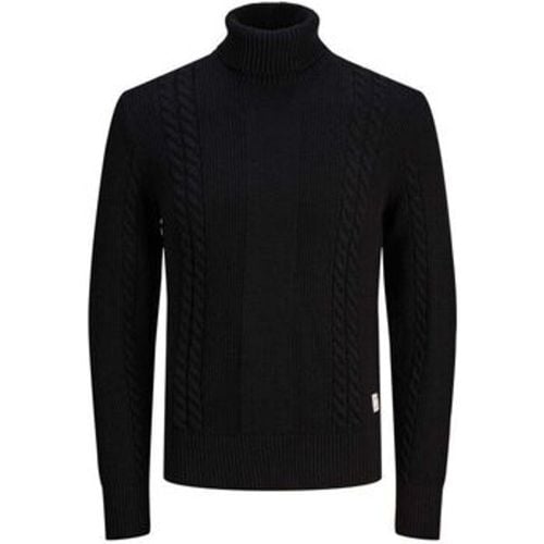 Pullover 12242944 GRID CABLE ROLL-BLACK - jack & jones - Modalova