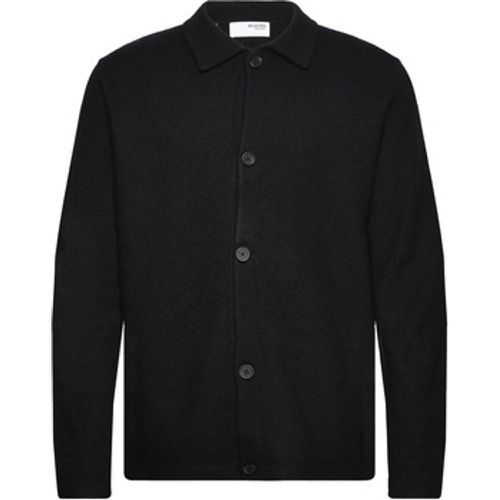 Sweatshirt Slhreason Ls Knit Boiled Wool Cardigan W - Selected - Modalova