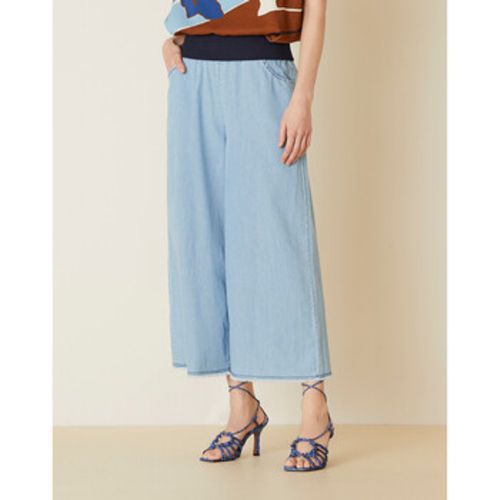 Jeans PANTALONI IN DENIM CON BASCHINA Art. P043D4 - Manila Grace - Modalova