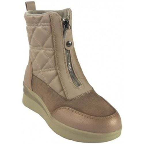 Schuhe Damenstiefel 25341 in Beige - Amarpies - Modalova