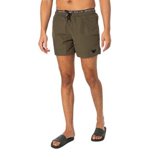 Badeshorts Bundhose mit doppeltem Bund - Emporio Armani - Modalova