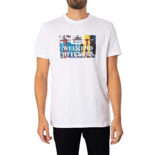 T-Shirt Bissel-Grafik-T-Shirt - Weekend Offender - Modalova