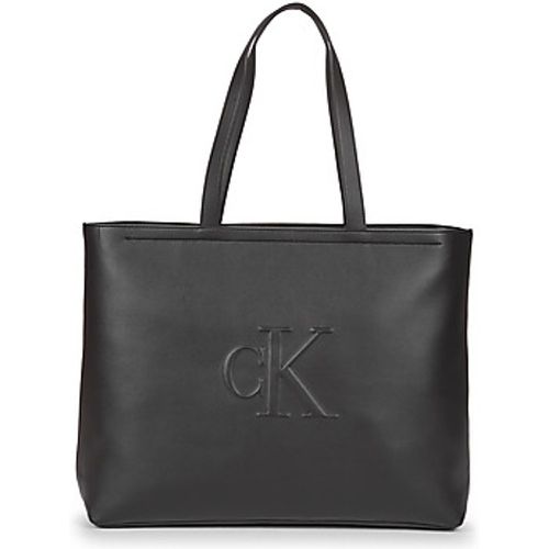 Shopper SCULPTED SLIM TOTE34 DEBOSS - Calvin Klein Jeans - Modalova