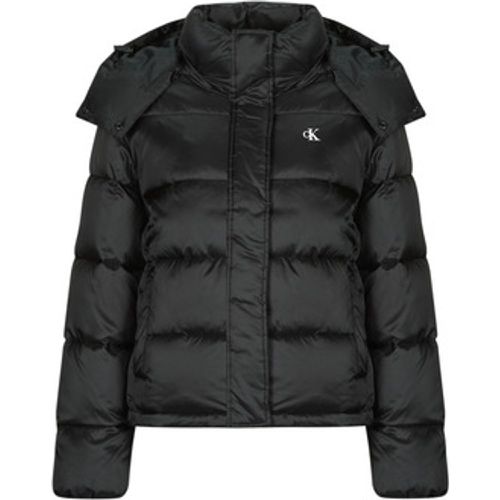 Daunenjacken SHINY MONOLOGO ND SHORT PUFFER - Calvin Klein Jeans - Modalova