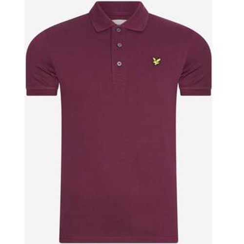 T-Shirts & Poloshirts Einfarbiges Poloshirt - bordeaux - Lyle & Scott - Modalova