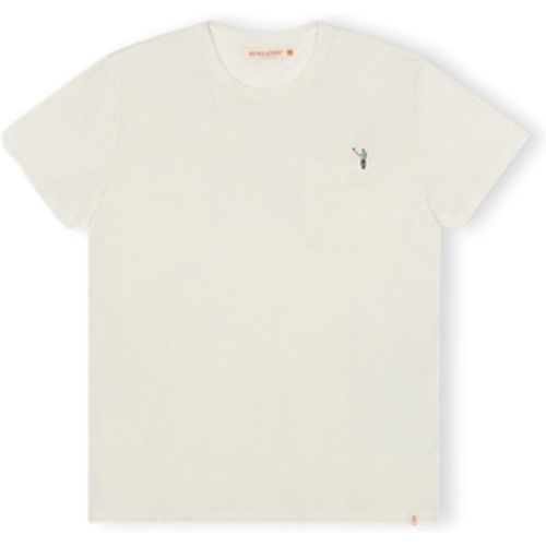 T-Shirts & Poloshirts T-Shirt Regular 1341 SEL - Off White - Rvlt Revolution - Modalova