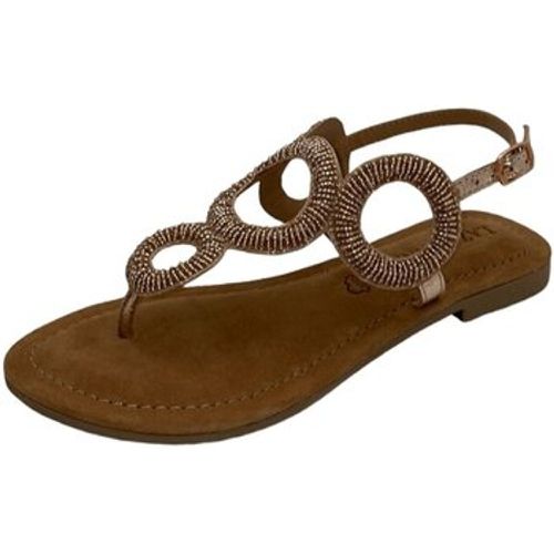 Zehentrenner Sandaletten toe sandals rounds with beads LA33761peach - Lazamani - Modalova