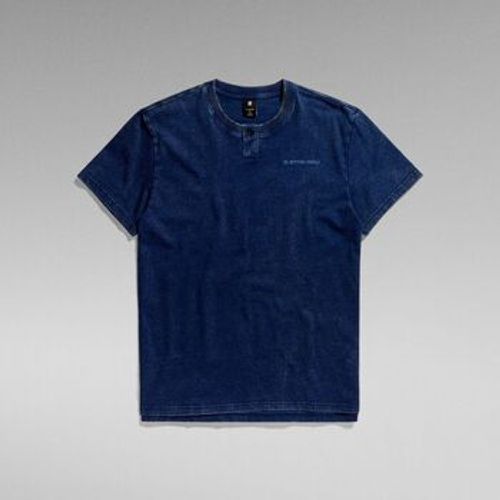 T-Shirts & Poloshirts D24435 D588 - HENLEY-A826 WORN IN BLUE - G-Star Raw - Modalova