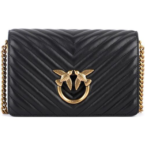 Taschen Tasche Klassische Love Bag Click aus schwarzem - pinko - Modalova