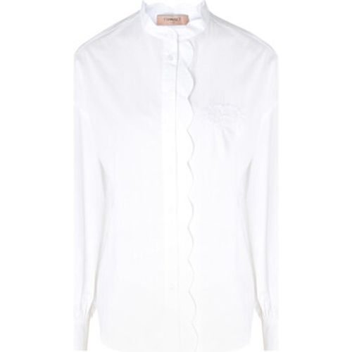 Blusen Hemd gepufft in weißer Baumwolle - Twin Set - Modalova