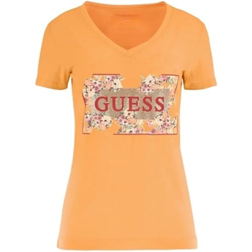 Guess T-Shirt Fleurs - Guess - Modalova