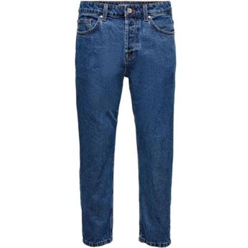 Straight Leg Jeans ONSAVI BEAM D.BLUE PK 1420 NOOS 22021420 - Only & Sons - Modalova