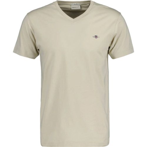 T-Shirt Slim Shield V-Neck Tee - Gant - Modalova