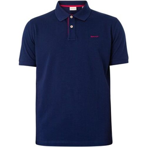 Poloshirt Regular-Kontrast-Piqué-Rugger-Poloshirt - Gant - Modalova