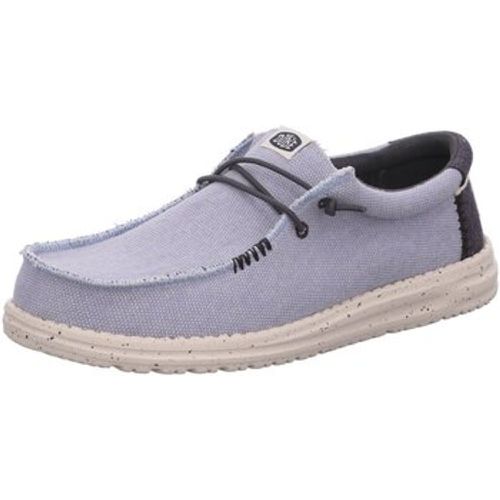 Mokassins Schnuerschuhe wally coastline stone white hd409520 - Hey Dude Shoes - Modalova