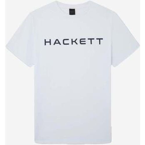 T-Shirts & Poloshirts Essential tee - white navy - Hackett - Modalova