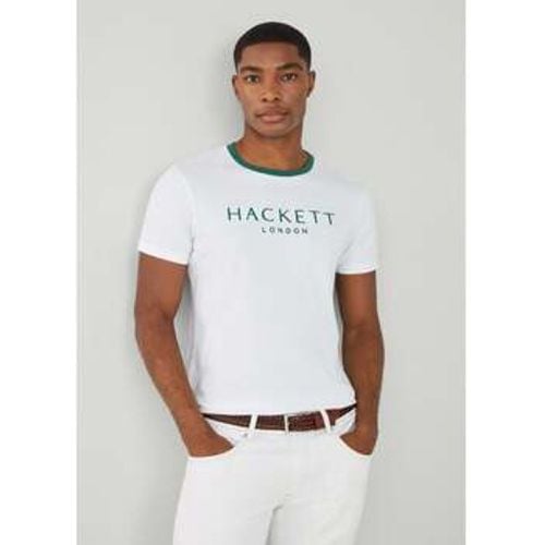 T-Shirts & Poloshirts Heritage classic tee - white - Hackett - Modalova