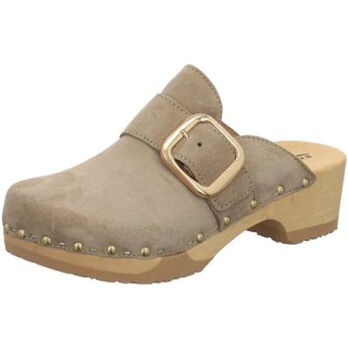 Clogs Pantoletten Tessa S3633-02 taupe ( natur ) Kaschmir S3633-02 - Softclox - Modalova