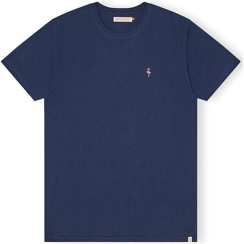 T-Shirts & Poloshirts T-Shirt Regular 1364 FLA - Navy Mel - Rvlt Revolution - Modalova