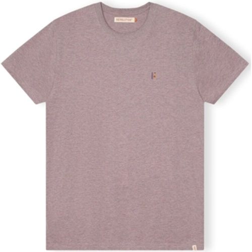 T-Shirts & Poloshirts T-Shirt Regular 1364 POS - Purple Melange - Revolution - Modalova
