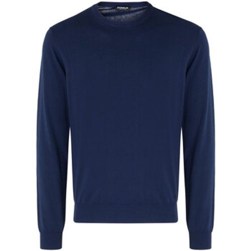 Pullover T-Shirt aus blauem Baumwollkrepp - Dondup - Modalova