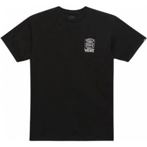 T-Shirt vn0007_micro_trails_tee_nero - Vans - Modalova