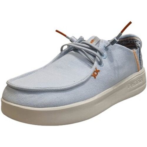 Damenschuhe Schnuerschuhe Lily washed canvas sky - Fusion - Modalova