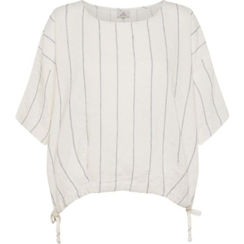 Sweatshirt Pinstriped Linen Top - Deha - Modalova